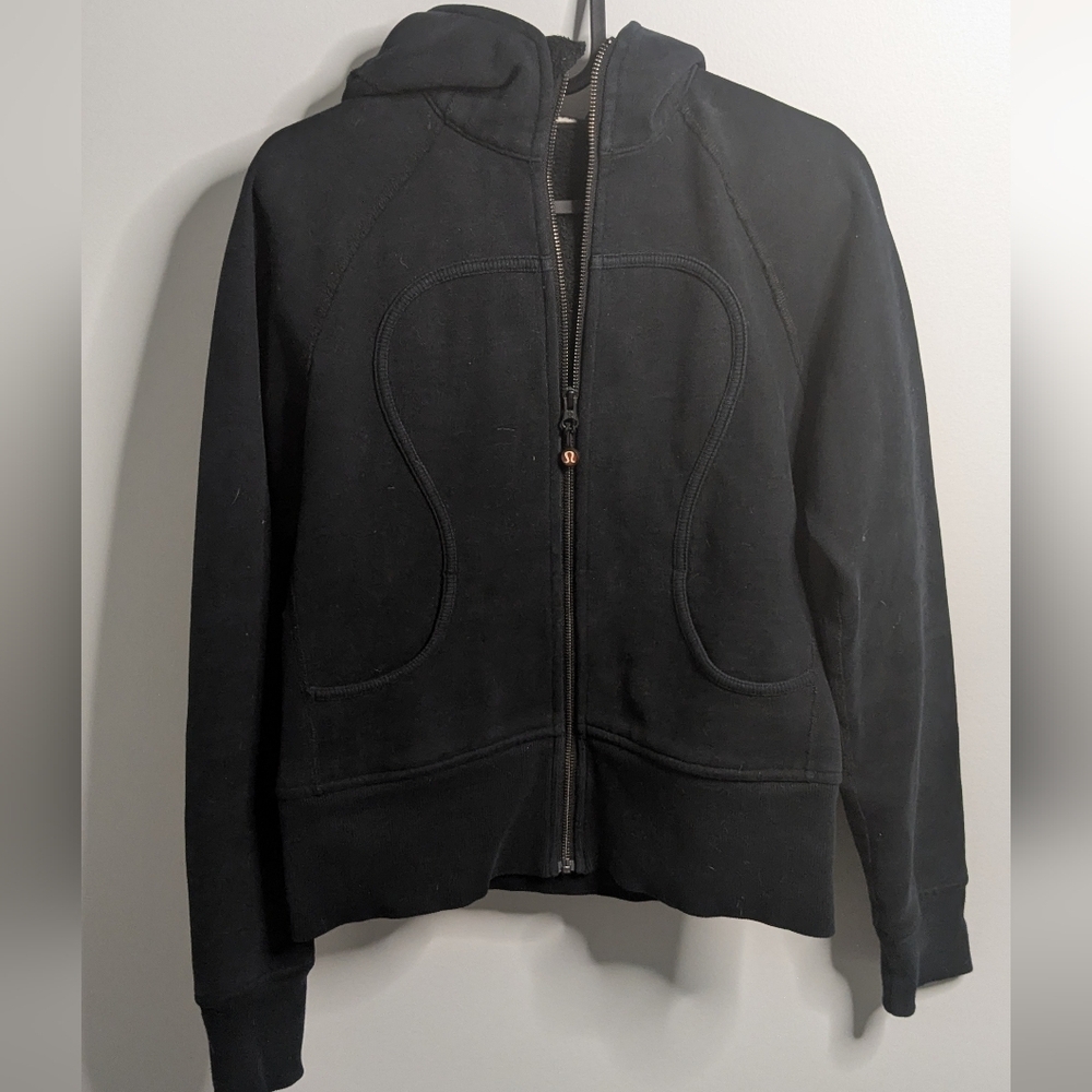 VTG Lululemon Scuba Size 6 Full Zip Black